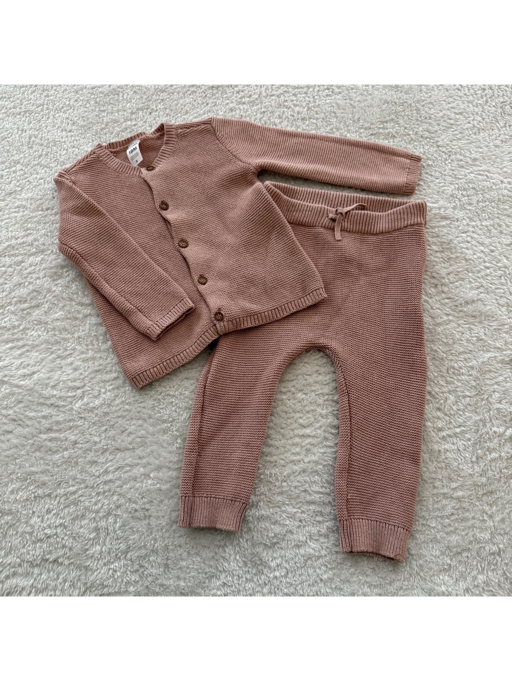18m Pink Knit Set